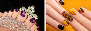 Nail Designs with Rhinestones